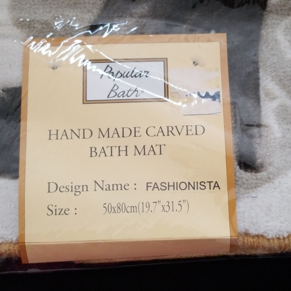 FASHIONISTA GLAMOUR BATH MAT - Picture 2 of 3